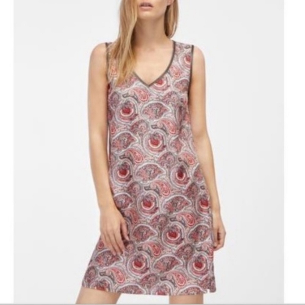 NWT- Massimo Dutti silky Paisley Dress BWT